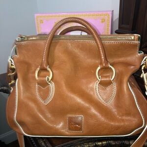 New-DOONEY &  BOURKE FLORENTINE LEATHER SAVANNAH SATCHEL